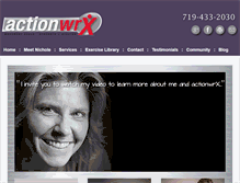 Tablet Screenshot of actionwrx.com